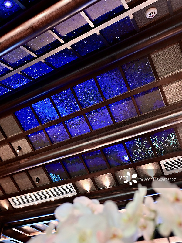 星空屋顶图片素材