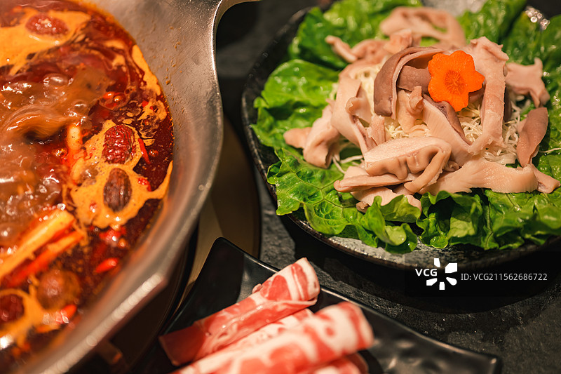 火锅与涮菜图片素材