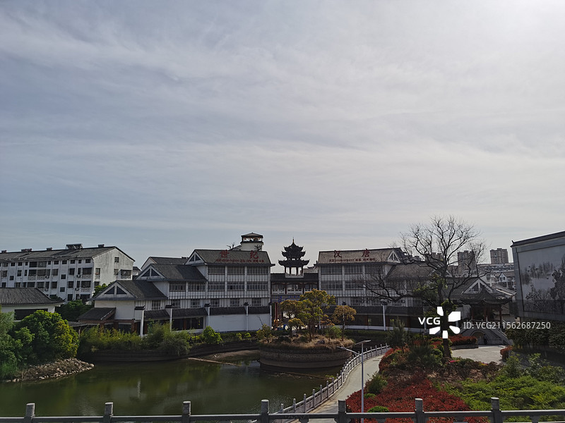 五千年文博园十里画廊图片素材