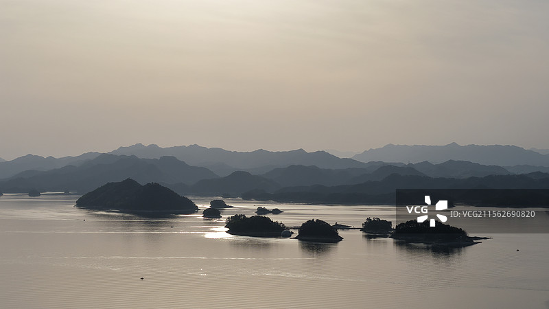水墨千岛湖图片素材