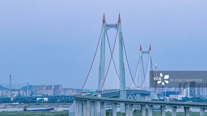 岳阳洞庭湖洞庭大桥图片素材
