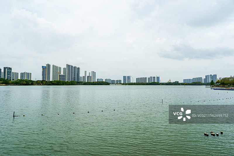 佛山市顺德区大良欢乐海岸及华侨城图片素材