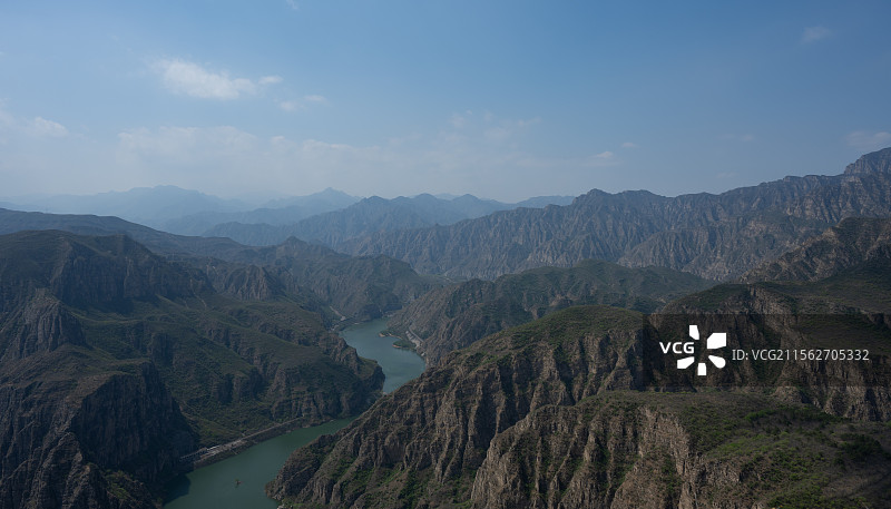 春天珍珠湖山顶风光图片素材