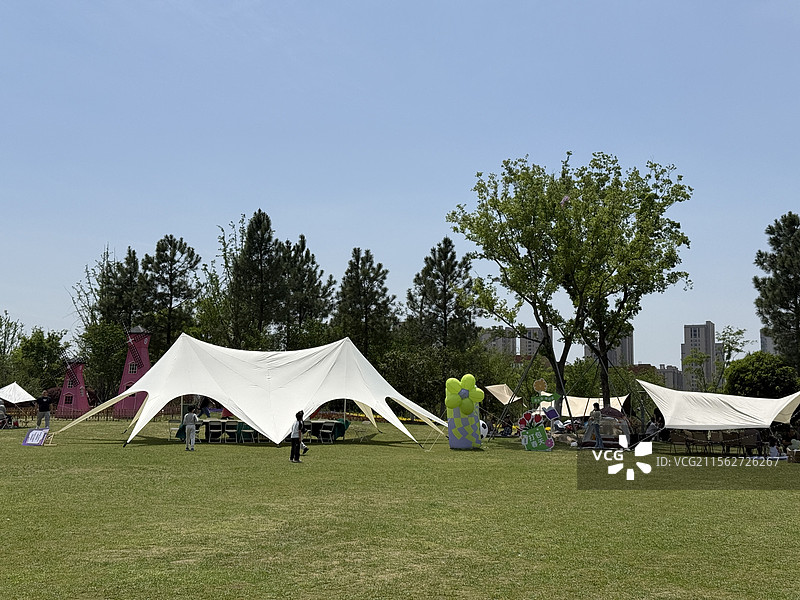 太仓市民公园打包春天图片素材