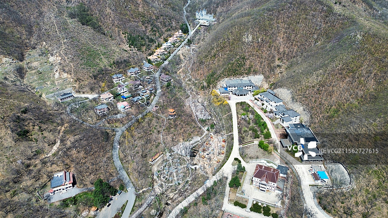 丹东五龙山内部图片素材