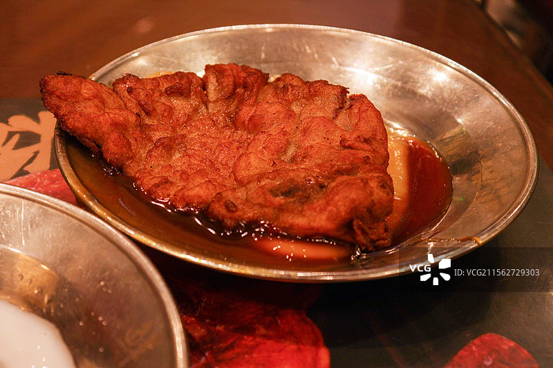 上海特色小吃排骨年糕图片素材