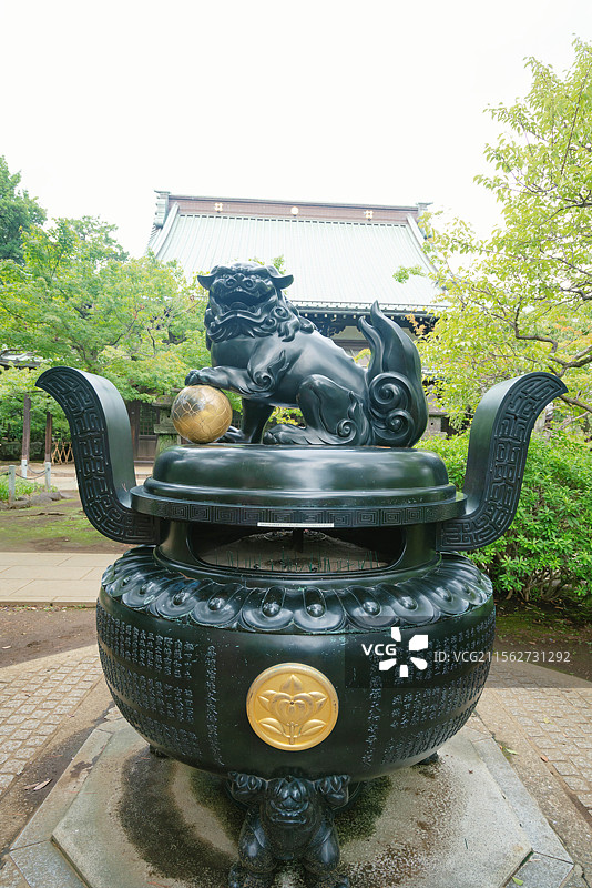 东京都世田谷区豪德寺，招财猫寺庙！图片素材