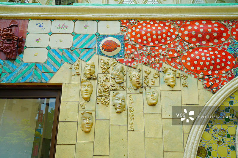 东京，早稻田大学恐怖房屋！图片素材