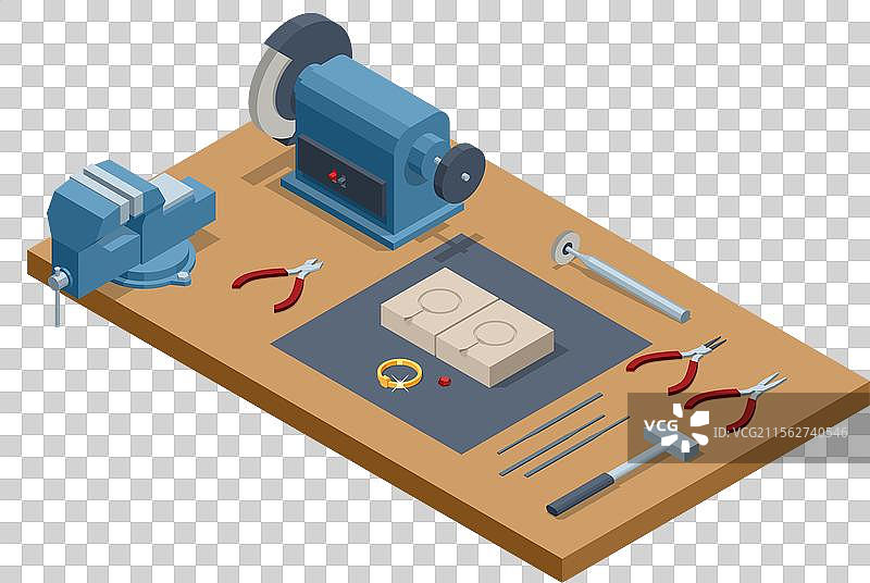 用于手工珠宝制作的桌面图片素材
