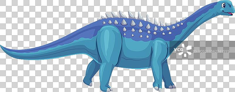 卡通恐龙安佩洛龙或恐龙角色图片素材