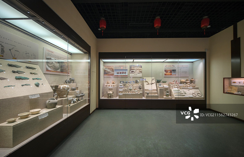 山东省济南市考古研究院内景图片素材