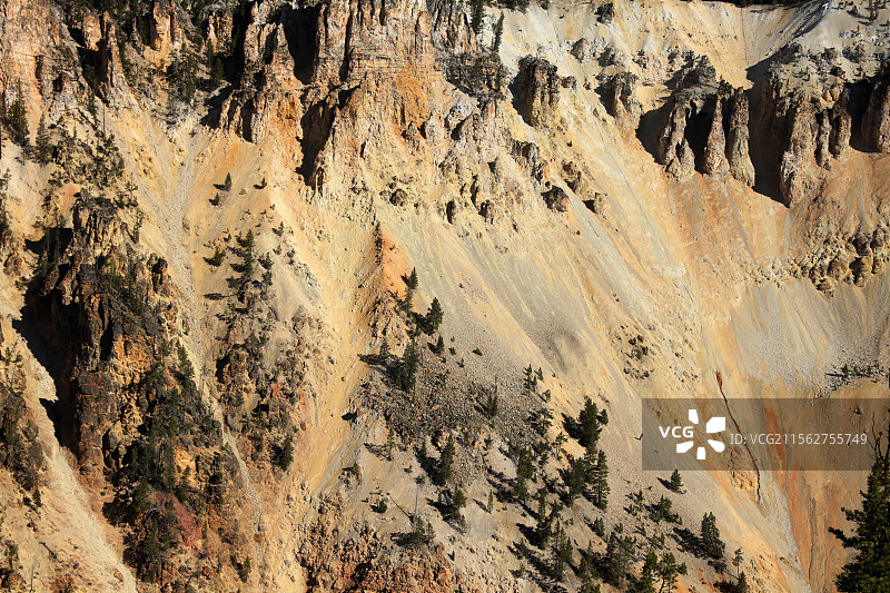 黄石瀑布图片素材