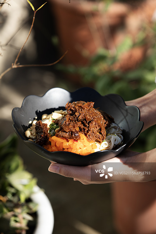 诱人的一大碗米线图片素材