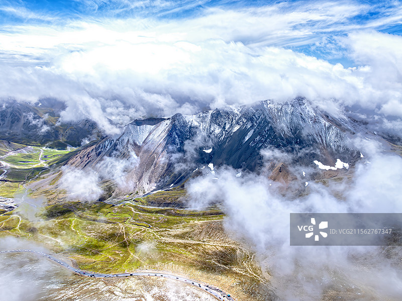 新疆秘境！独库公路图片素材