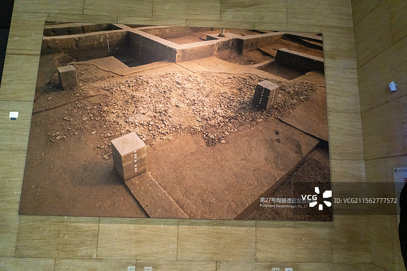 金沙遗址27号陶器遗址图片素材