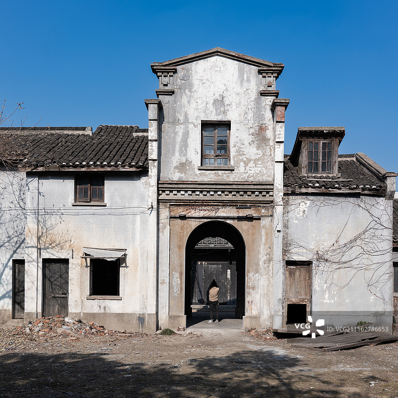 探访老宅子摄于上海松江图片素材