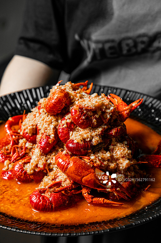 小龙虾香辣小龙虾咸蛋黄小龙虾冰镇虾蒜香小龙虾十三香小龙虾酒醉虾虾肉撸虾虾黄虾仁虾肉夜宵大排档图片素材