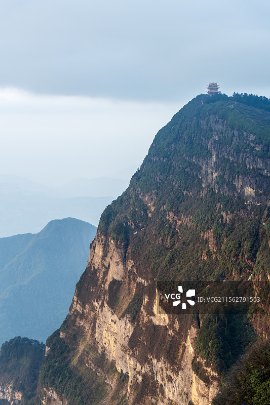 峨眉山万佛顶图片素材