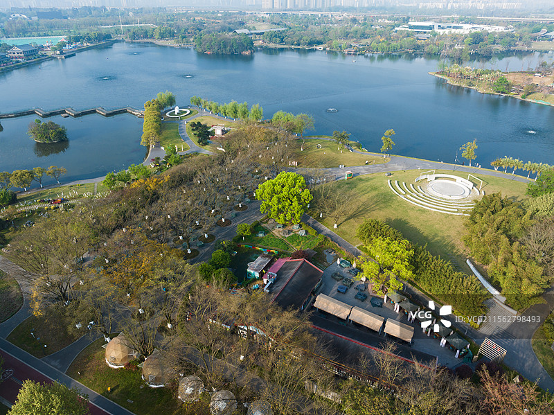 成都北湖生态公园图片素材