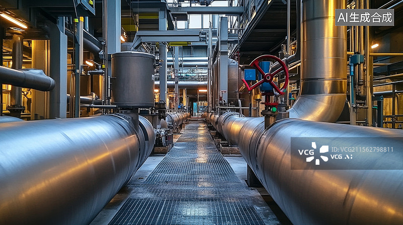 【AI数字艺术】垃圾焚烧处理厂图片素材