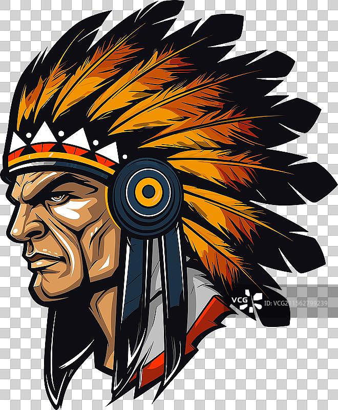 电子竞技标志 印度战士图标 贴纸 标志设计图片素材