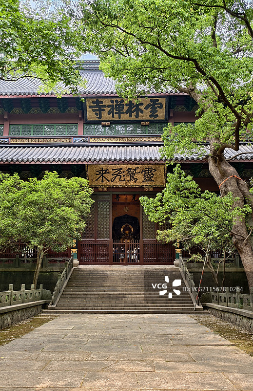 灵隐寺风光图片素材
