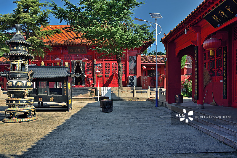 河北省石家庄市元氏县蟠龙湖图片素材