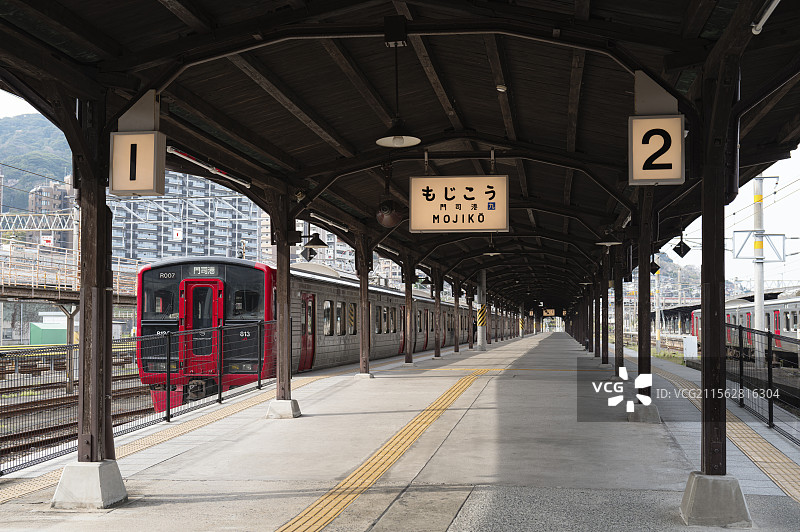 日本北九州门司港火车站图片素材