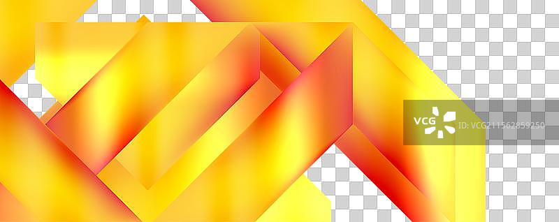 霓虹色彩的几何形状图片素材