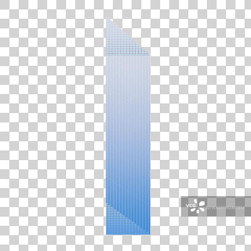 3D渲染的广州城市建筑广州地标广州利通广场元素图片素材