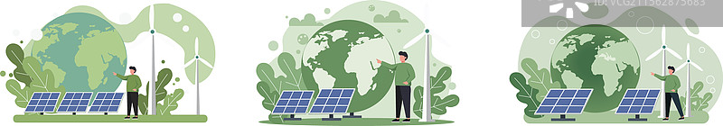 可再生能源概念图片素材