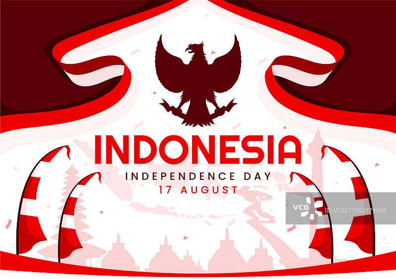 印度尼西亚独立日庆祝17日图片素材