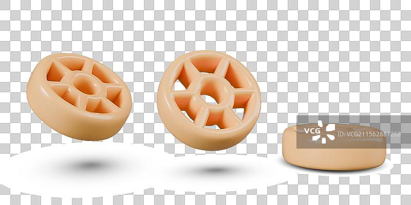 不同角度的圆形真实意大利面图片素材