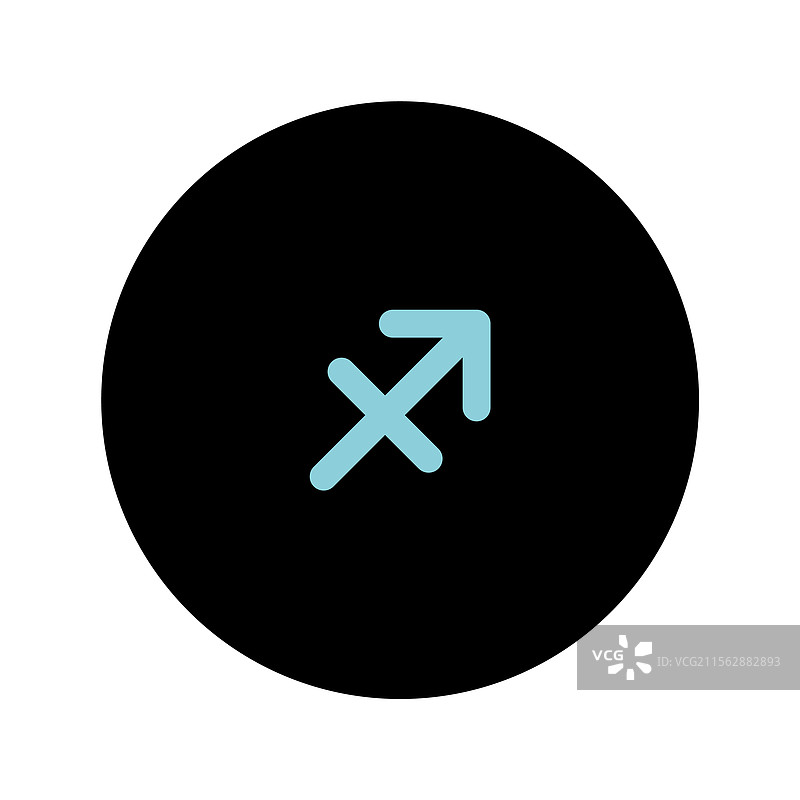射手座星座图标图片素材