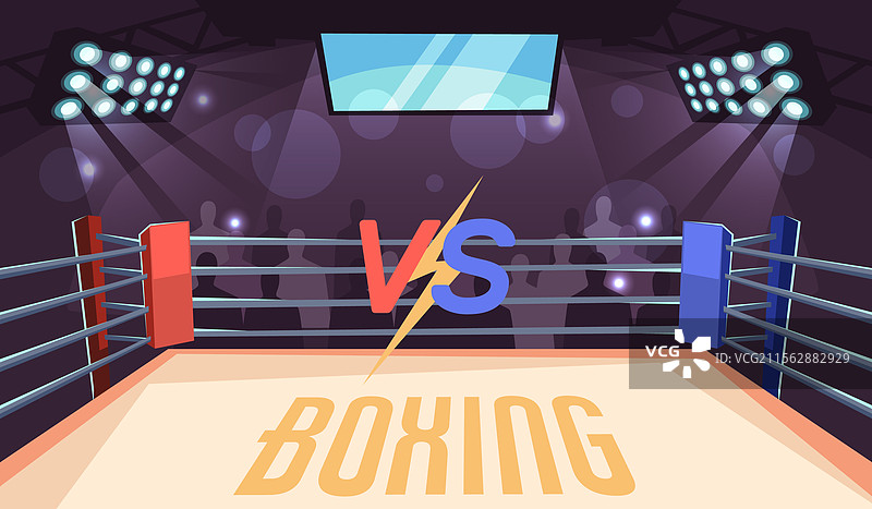 拳击比赛或锦标赛横幅图片素材