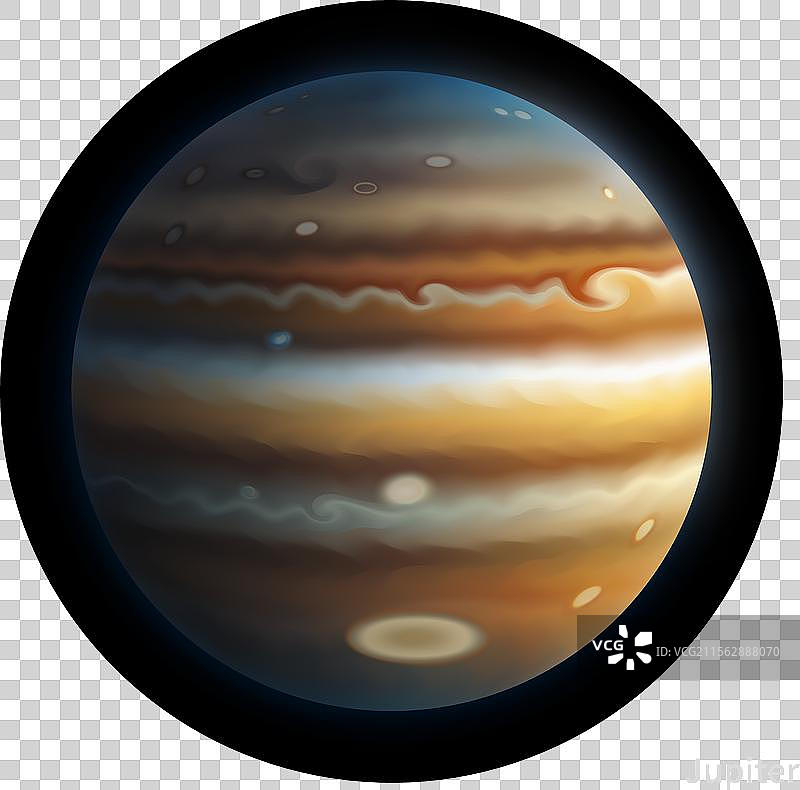 宇宙球体上的木星表面图片素材