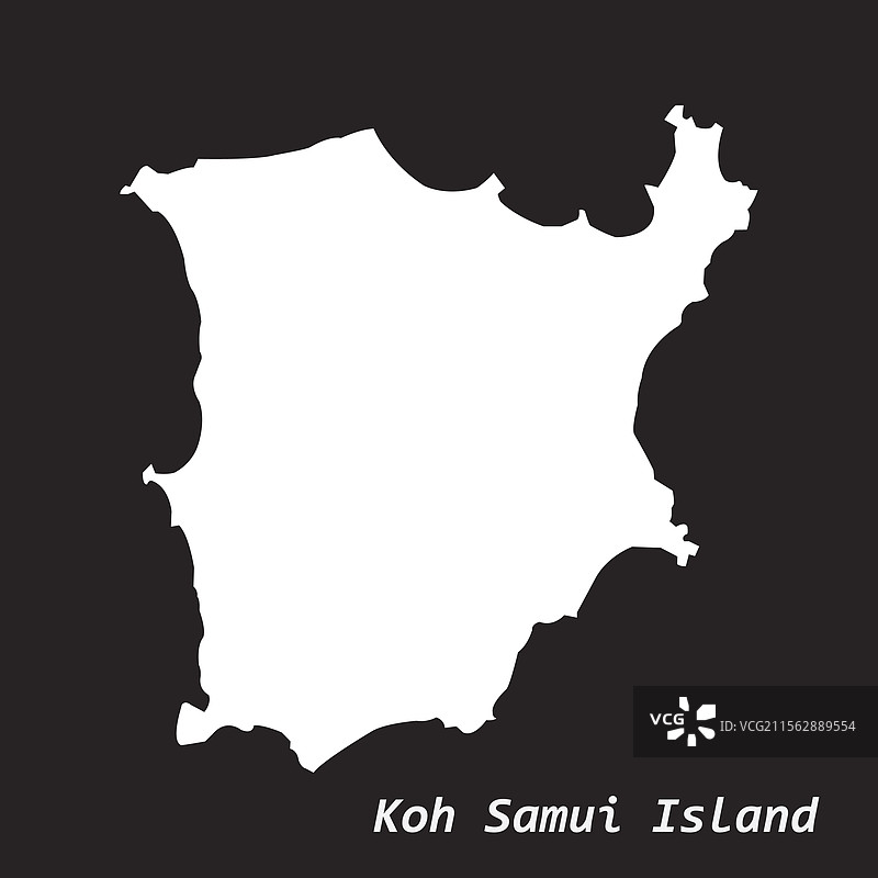 苏梅岛地图图片素材