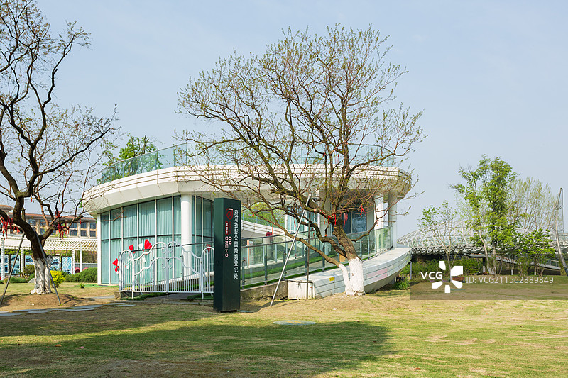 成都府河摄影公园婚姻登记处图片素材