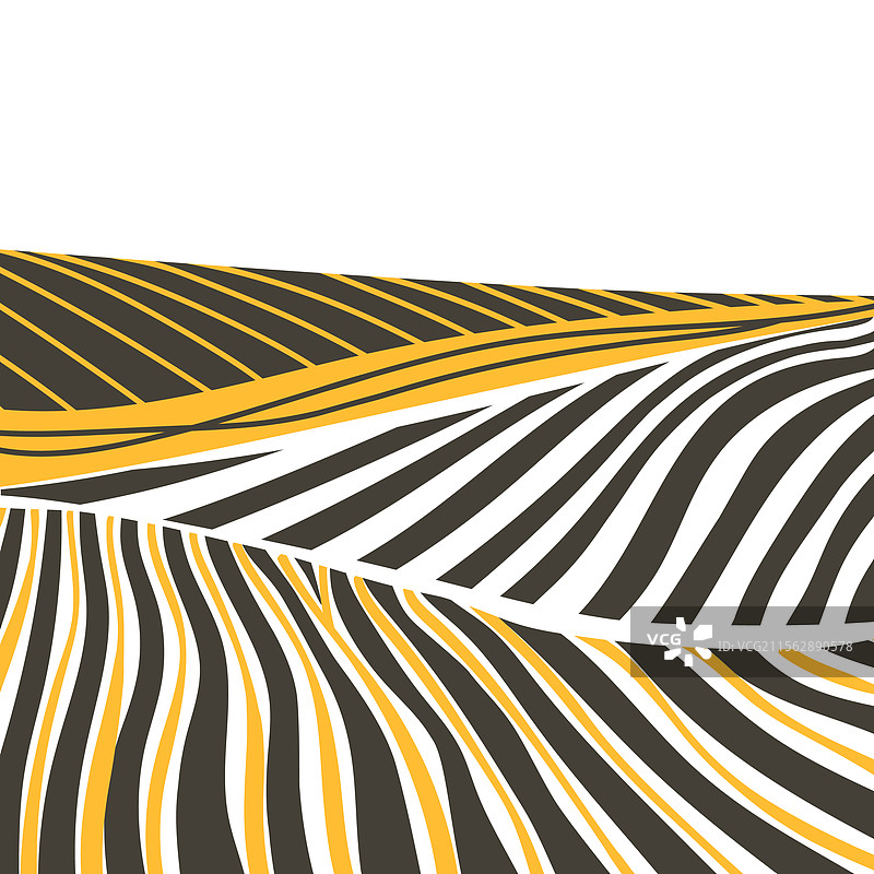 小丘陵上的绿草地碱草草甸图片素材