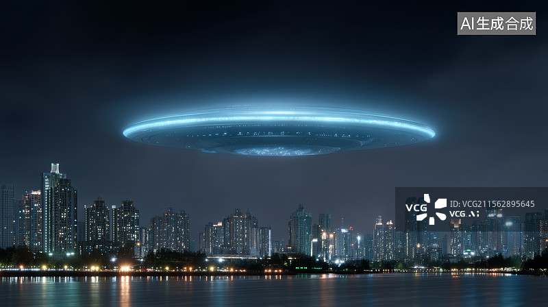 【AI数字艺术】未来宇宙飞船航天飞机科幻插画图片素材