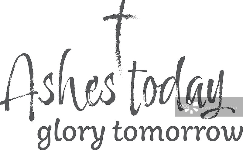 灰星期三排版设计图片素材