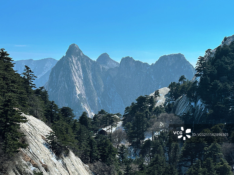 西岳华山风景区图片素材