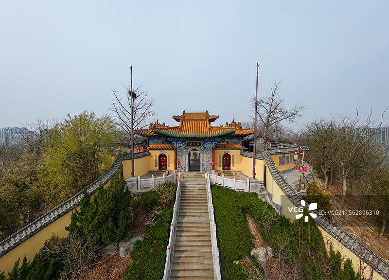 东阿药王山图片素材