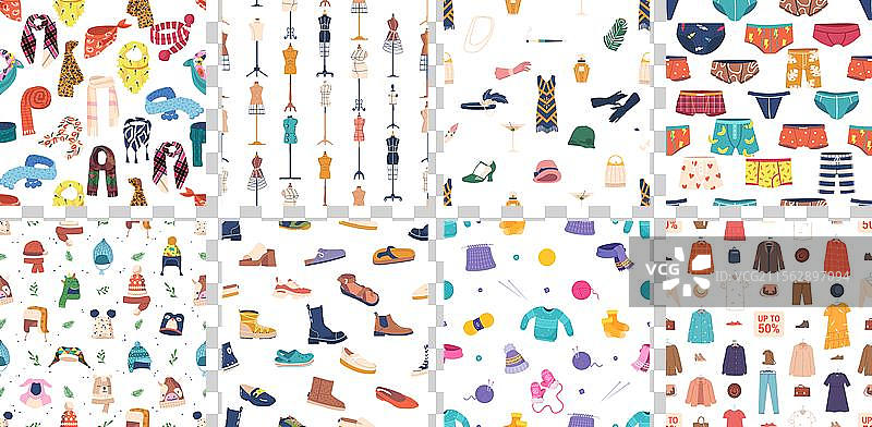 充满活力的时尚与服装系列图片素材