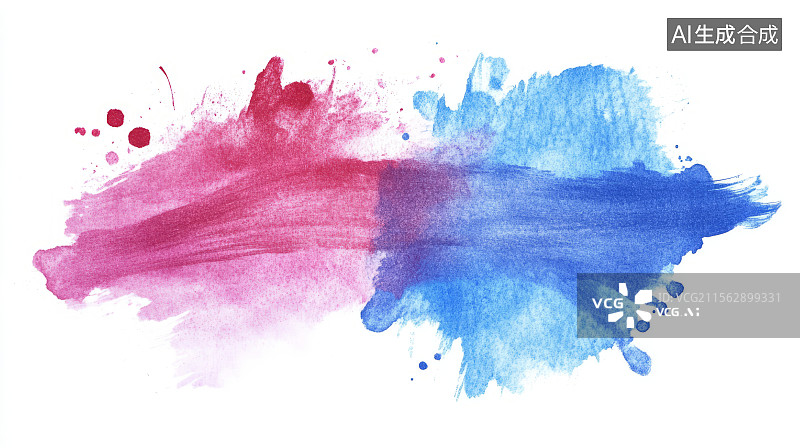 【AI数字艺术】彩色油画笔刷肌理元素图片素材