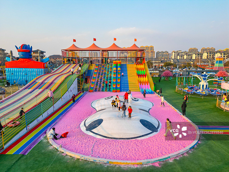 郯城郯国古城游乐园图片素材