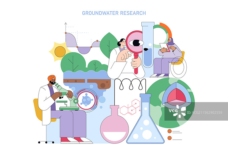 世界水日扁平设计图片素材