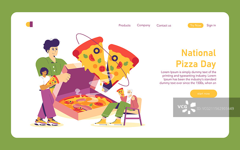 全国披萨日平面设计图片素材