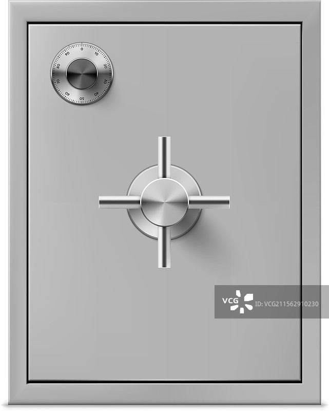 用于保护的安全金属保险箱图片素材