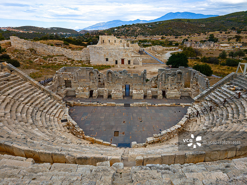 土耳其帕塔拉古剧院利西亚古城遗址图片素材